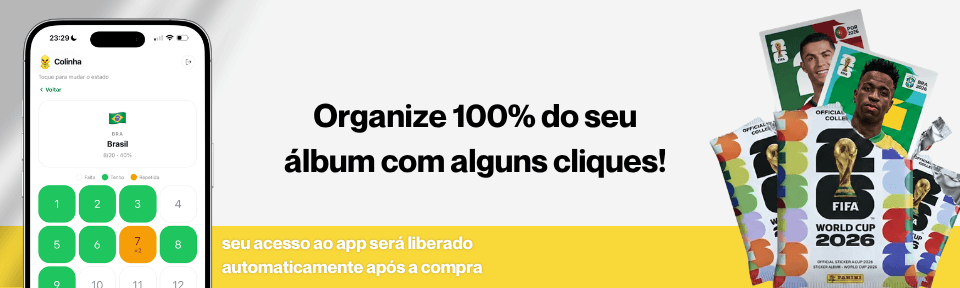 Organize 100% do seu álbum com alguns cliques